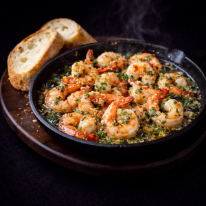 Sizzling Garlic Prawns