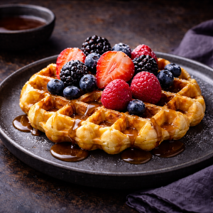 Seasonal Fruit Waffle